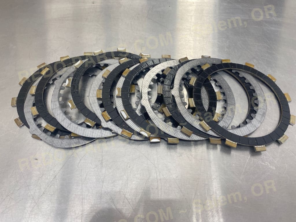 Clutch Kit Fibers and Steels - 2.8mm *USED* Parts - Used