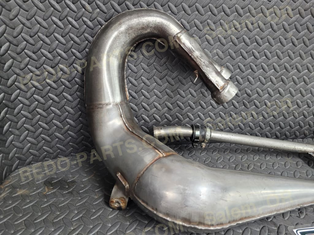 Dynoport 2 into 1 Exhaust Pipe w/ FMF Stinger Silencer *USED* Parts - Used