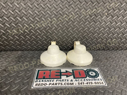 Factory OEM 1987,88,90,92&1993 White Headlight Buckets (Pair) Parts - Used