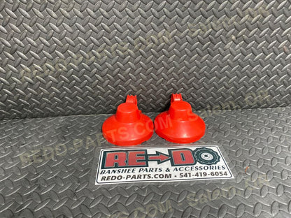 Factory OEM 1989 Red Headlight Buckets. (Pair) *USED* Parts - Used