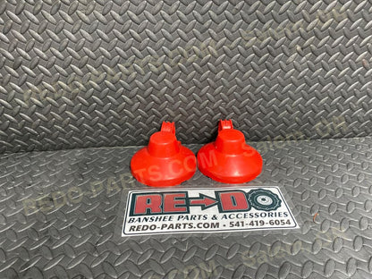 Factory OEM 1989 Red Headlight Buckets. (Pair) *USED* Parts - Used