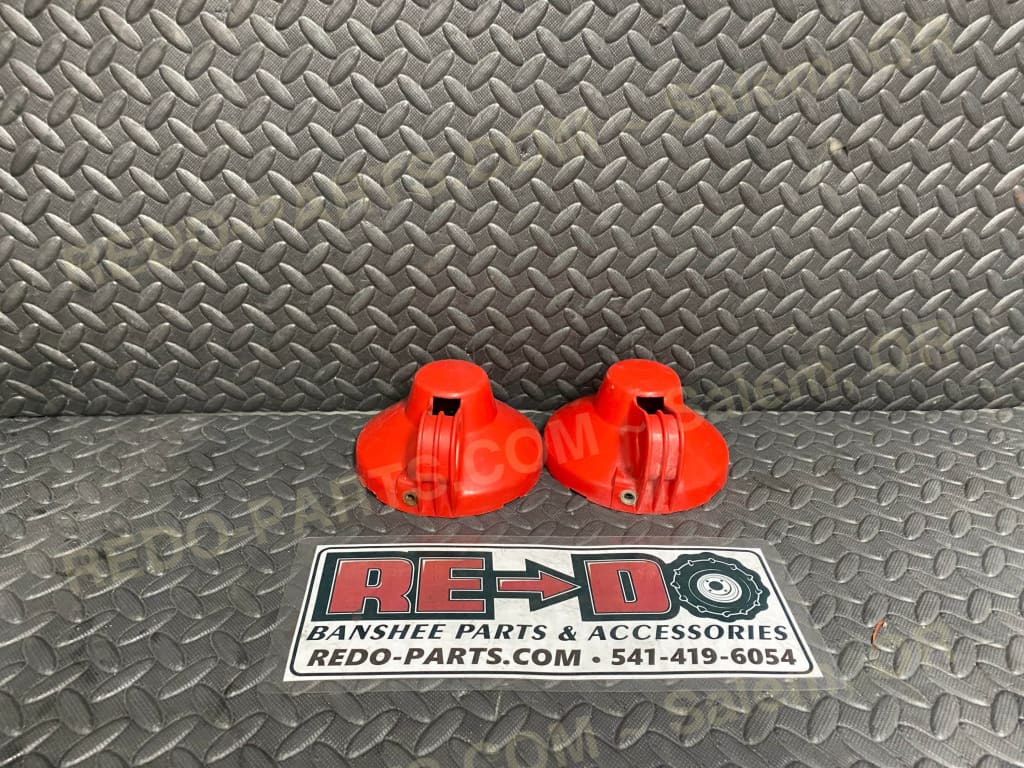 Factory OEM 1989 Red Headlight Buckets. (Pair) *USED* Parts - Used