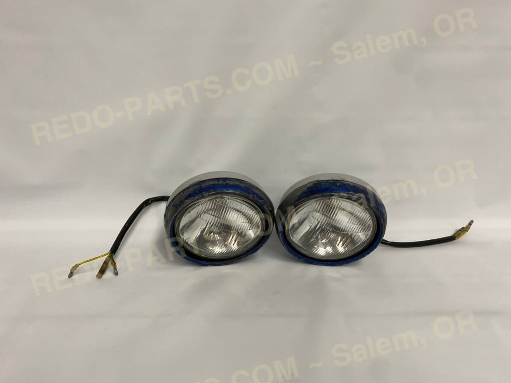 Factory OEM 1991 Gray Headlights 1 set of two *USED* Parts - Used