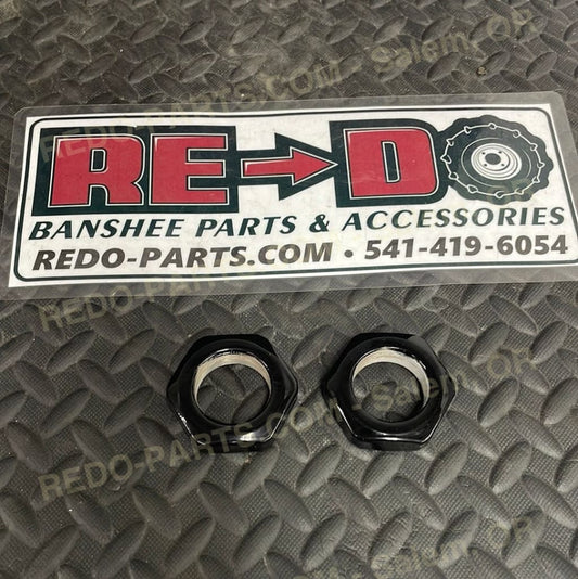 Factory OEM Axle Nuts Powder Coated Black *LIKE NEW USED* Parts - Used