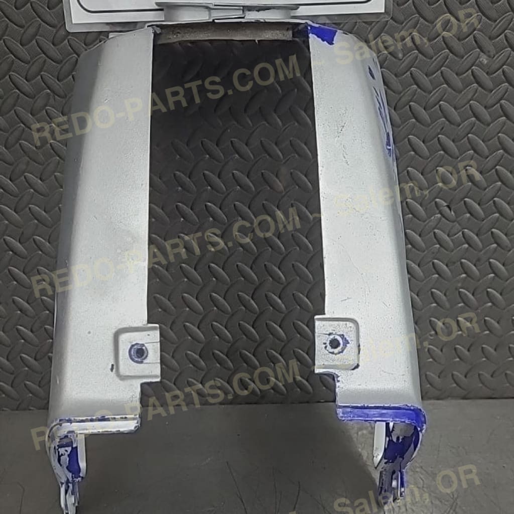 Factory OEM Blue Tank Cover Painted Silver *USED* Parts - Used