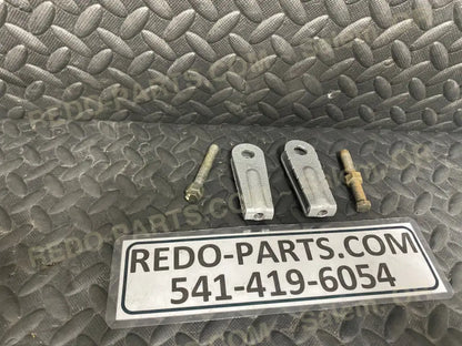 Factory OEM Chain Adjusters. Fresh Silver Powder Coating *USED* Parts - Used