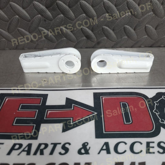 Factory OEM Chain Adjusters Set of 2 Powder Coated White *USED* Parts - Used