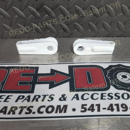Factory OEM Chain Adjusters Set of 2 Powder Coated White *USED* Parts - Used