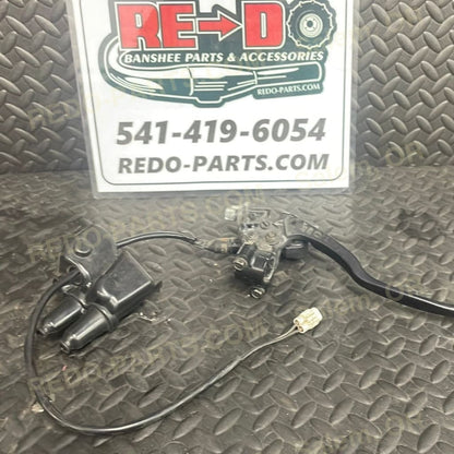 Factory OEM Clutch and Brake Lever Assembly w/ Perch and Cover Stock Photo *USED* Parts - Used