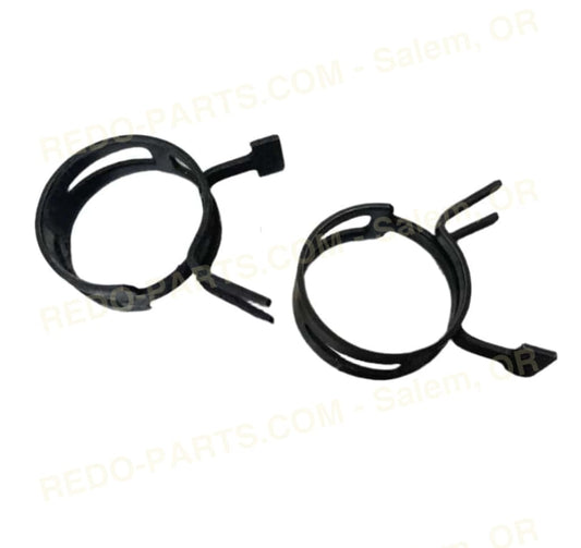 Factory OEM Cross Over or Boost Tank Clamps Set of 2 Stock Photo *Used* Parts - Used