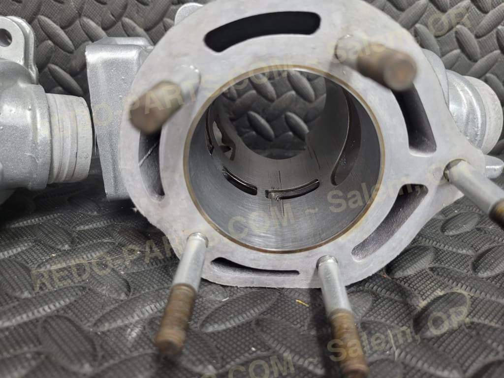 Factory OEM Cylinders 65.25mm Set of 2 Need Bore New Powder Coating Silver *USED* Parts - Used