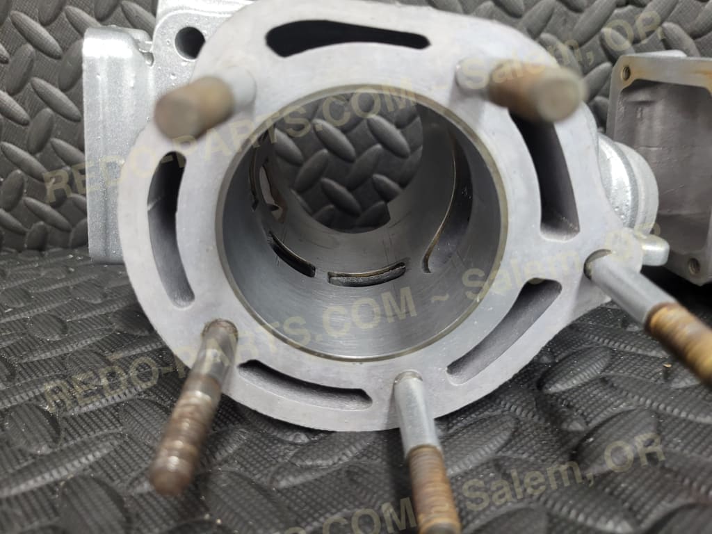 Factory OEM Cylinders 65.25mm Set of 2 Need Bore New Powder Coating Silver *USED* Parts - Used