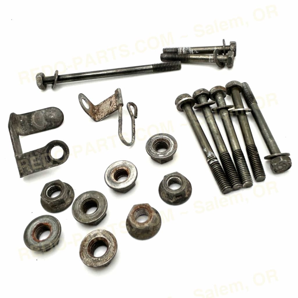 Factory OEM Engine Case Bolts w- Nut & Hold Downs Stock Photo *USED* Parts - Used