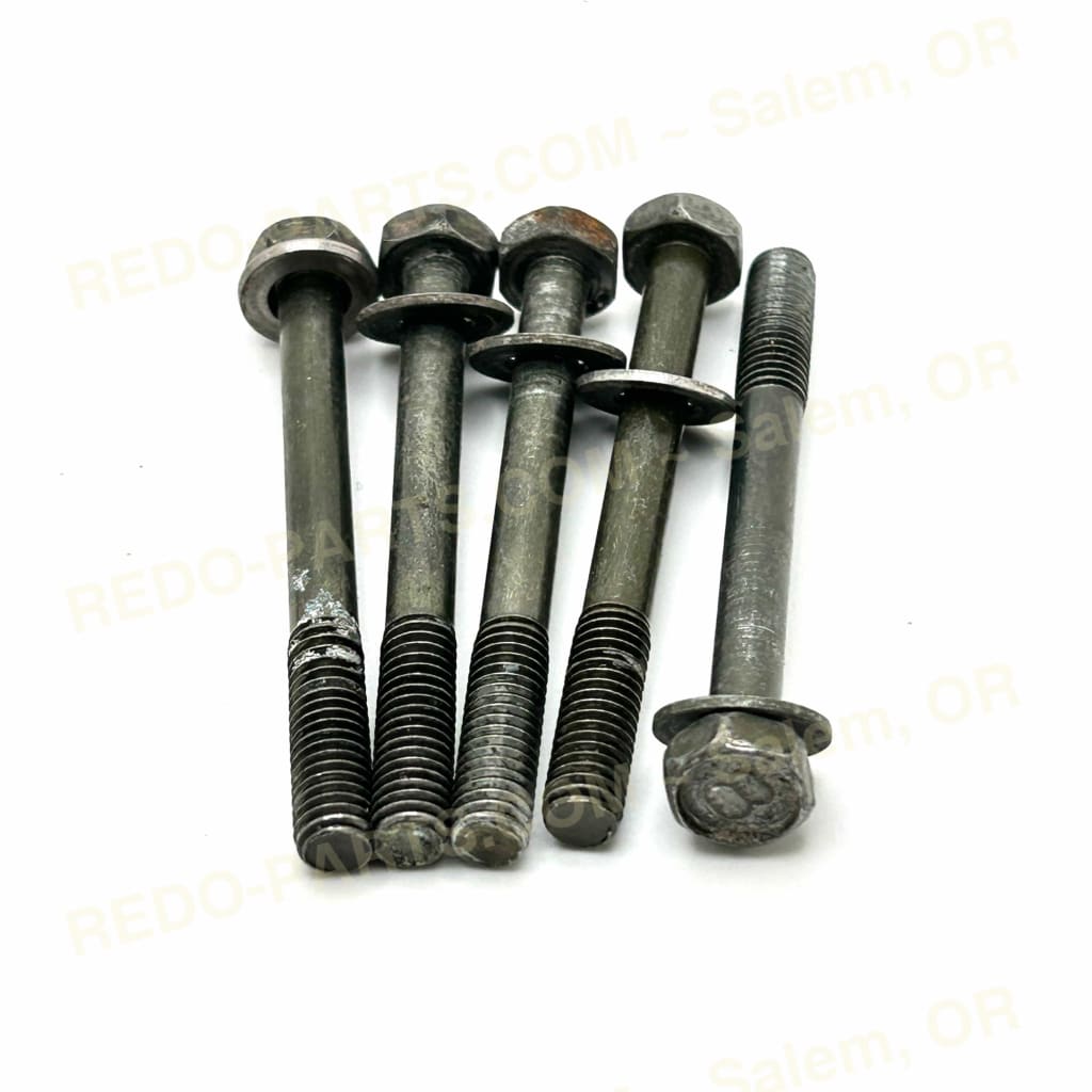 Factory OEM Engine Case Bolts w- Nut & Hold Downs Stock Photo *USED* Parts - Used