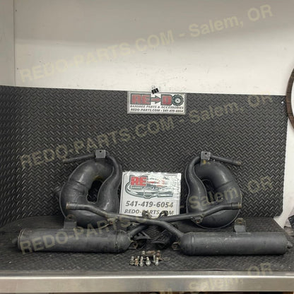 Factory OEM Exhaust Full Set Pipes Mid Pipes Silencer Good Condition Stock Photo *Used* Parts - Used