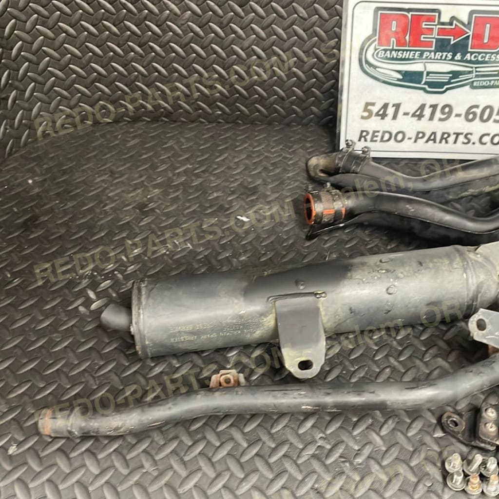 Factory OEM Exhaust Full Set Pipes Mid Pipes Silencer Good Condition Stock Photo *Used* Parts - Used