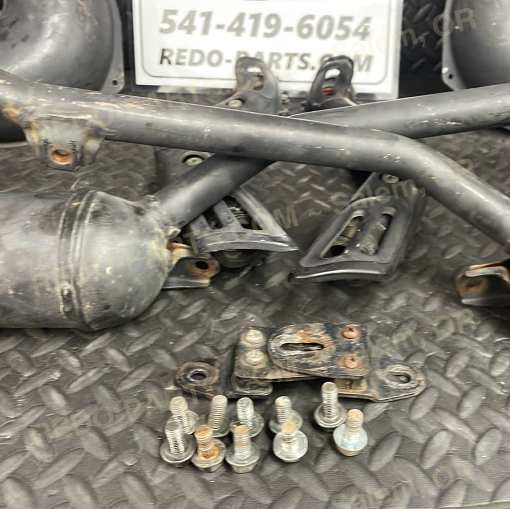 Factory OEM Exhaust Full Set Pipes Mid Pipes Silencer Good Condition Stock Photo *Used* Parts - Used