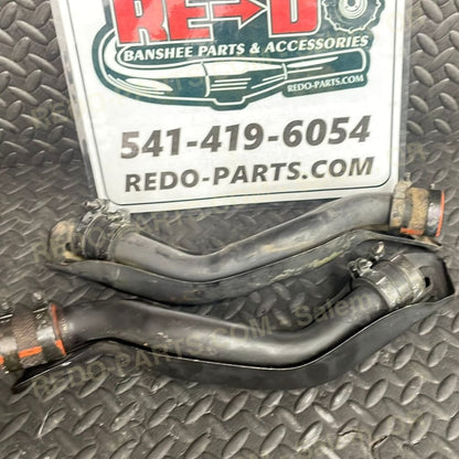 Factory OEM Exhaust Full Set Pipes Mid Pipes Silencer Good Condition Stock Photo *Used* Parts - Used