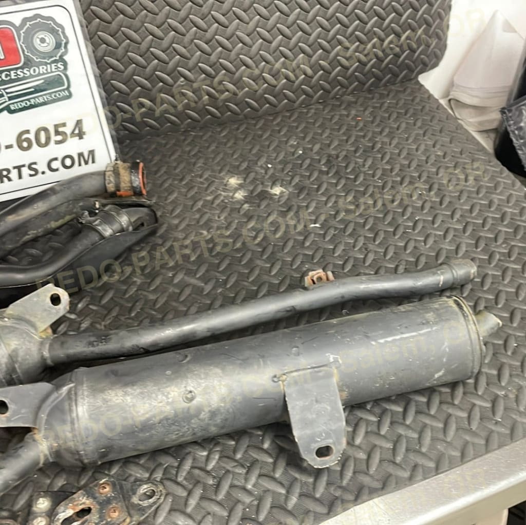 Factory OEM Exhaust Full Set Pipes Mid Pipes Silencer Good Condition Stock Photo *Used* Parts - Used
