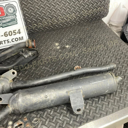 Factory OEM Exhaust Full Set Pipes Mid Pipes Silencer Good Condition Stock Photo *Used* Parts - Used