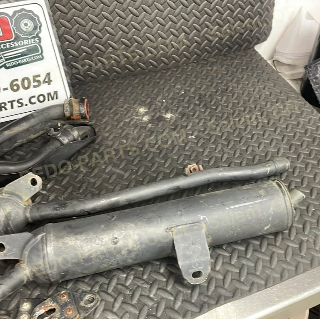 Factory OEM Exhaust Full Set Pipes Mid Pipes Silencer Good Condition Stock Photo *Used* Parts - Used