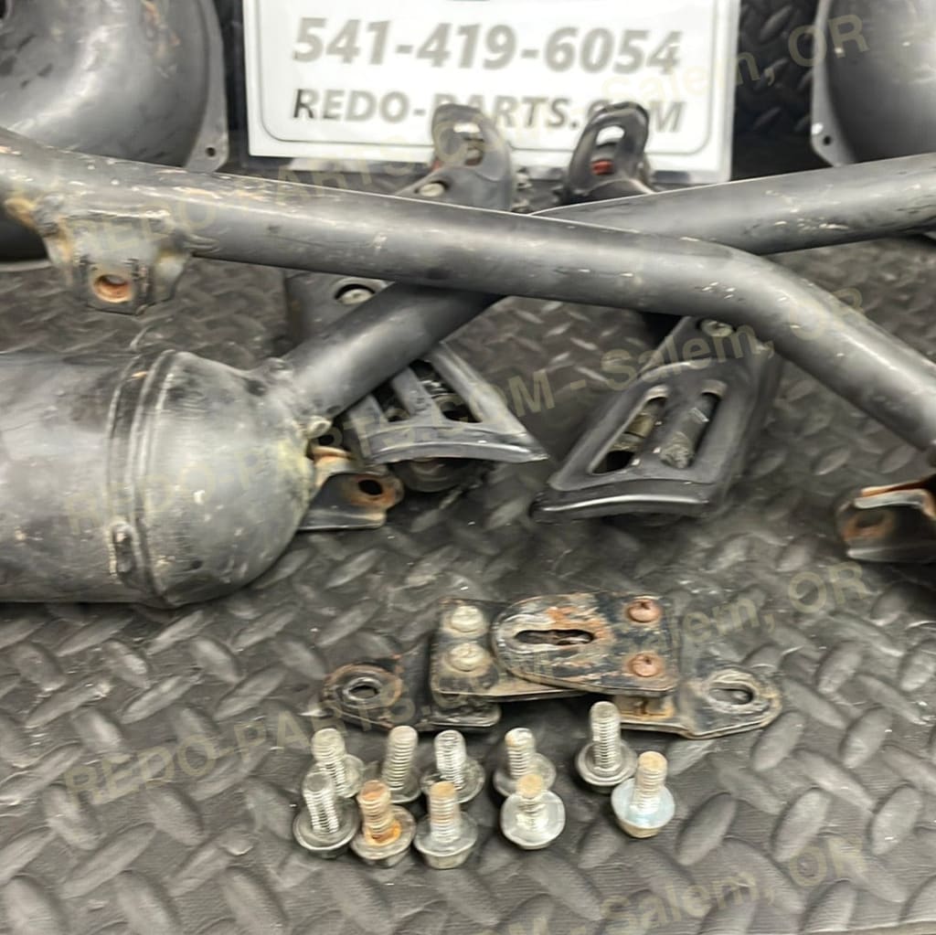 Factory OEM Exhaust Full Set Pipes Mid Pipes Silencer Good Condition Stock Photo *Used* Parts - Used