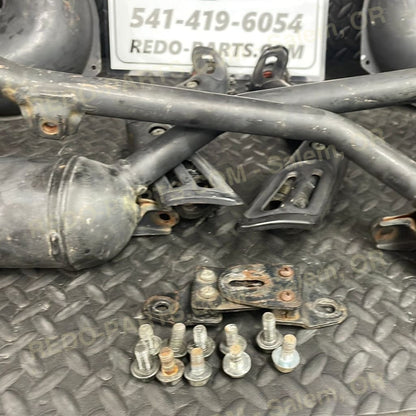 Factory OEM Exhaust Full Set Pipes Mid Pipes Silencer Good Condition Stock Photo *Used* Parts - Used