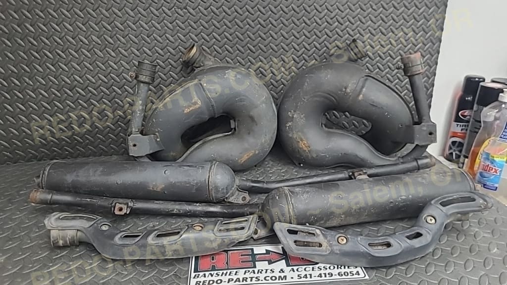 Factory OEM Exhaust Head Mid Pipes and Silencers *USED LIKE NEW* Parts - Used