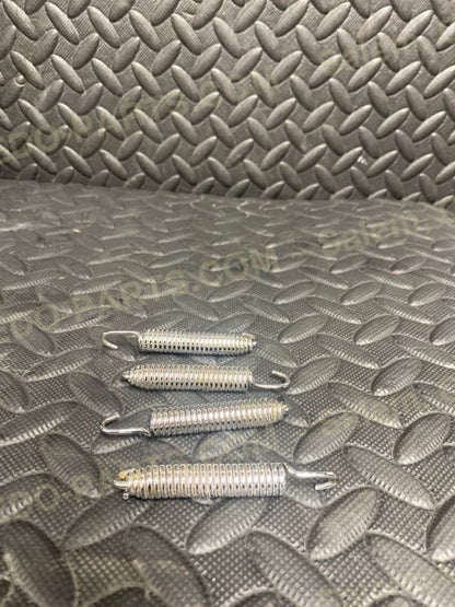 Factory OEM Exhaust Springs Set of 4 *CHROME* *USED LIKE NEW* Parts - Used