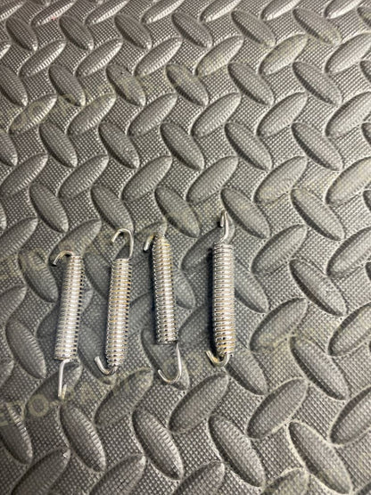 Factory OEM Exhaust Springs Set of 4 *CHROME* *USED LIKE NEW* Parts - Used