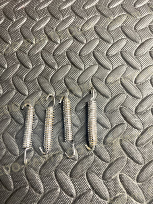 Factory OEM Exhaust Springs Set of 4 *CHROME* *USED LIKE NEW* Parts - Used