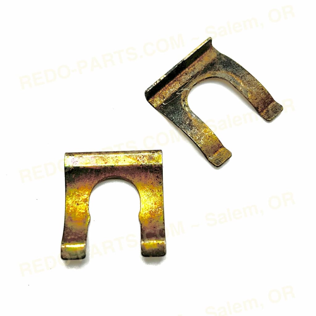 Factory OEM Front Brake Line Retainer Clips Set of 2 Avg Condition *USED* Parts - Used