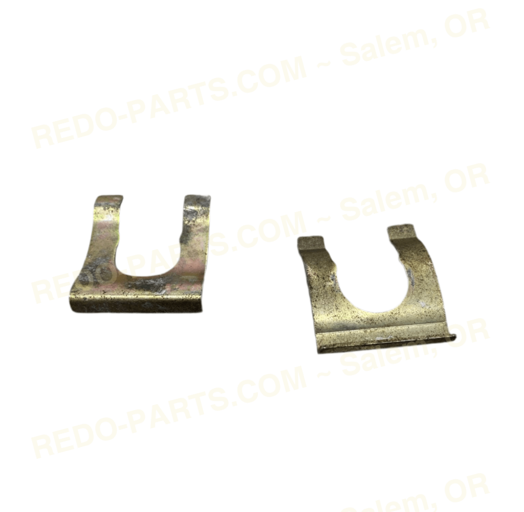 Factory OEM Front Brake Line Retainer Clips Set of 2 Avg Condition *USED* Parts - Used