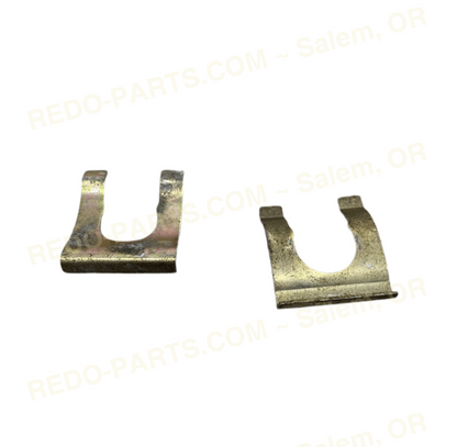 Factory OEM Front Brake Line Retainer Clips Set of 2 Avg Condition *USED* Parts - Used
