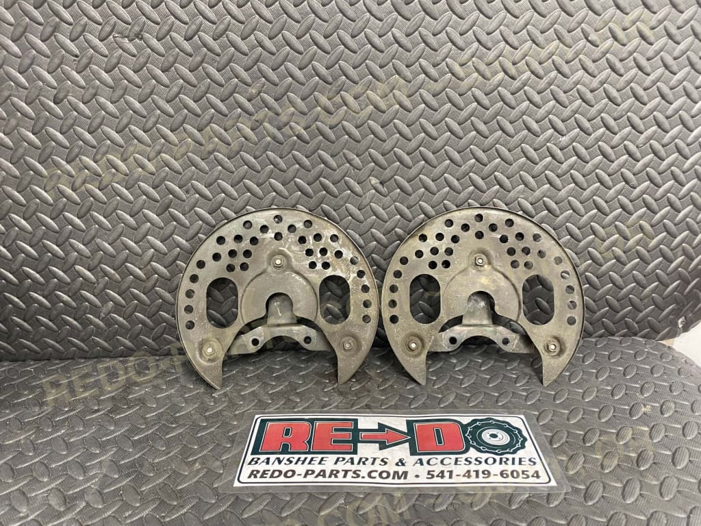 Factory OEM Front Brake Shields *USED* Parts - Used