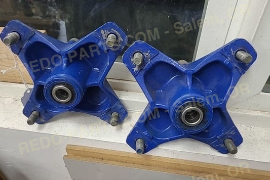 Factory OEM Front Hubs For A-Arm No DISCs Set of 2 - Blue *USED* Parts - Used