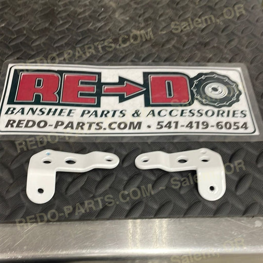 Factory OEM Front Radiator Mounts Powder Coated White *LIKE NEW USED* Parts - Used