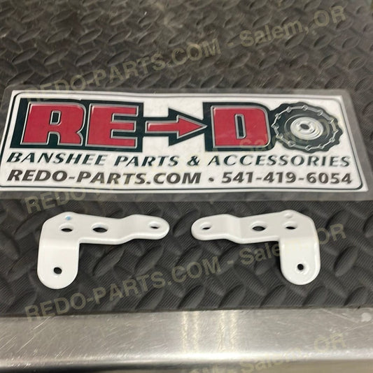 Factory OEM Front Radiator Mounts Powder Coated White *LIKE NEW USED* Parts - Used