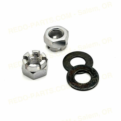 Factory OEM Front Spindle Nuts and Washers - 4pc *NEW* Parts - New
