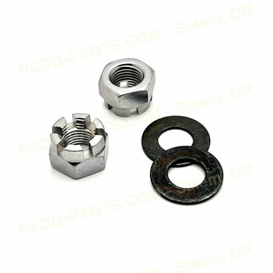 Factory OEM Front Spindle Nuts and Washers - 4pc *NEW* Parts - New