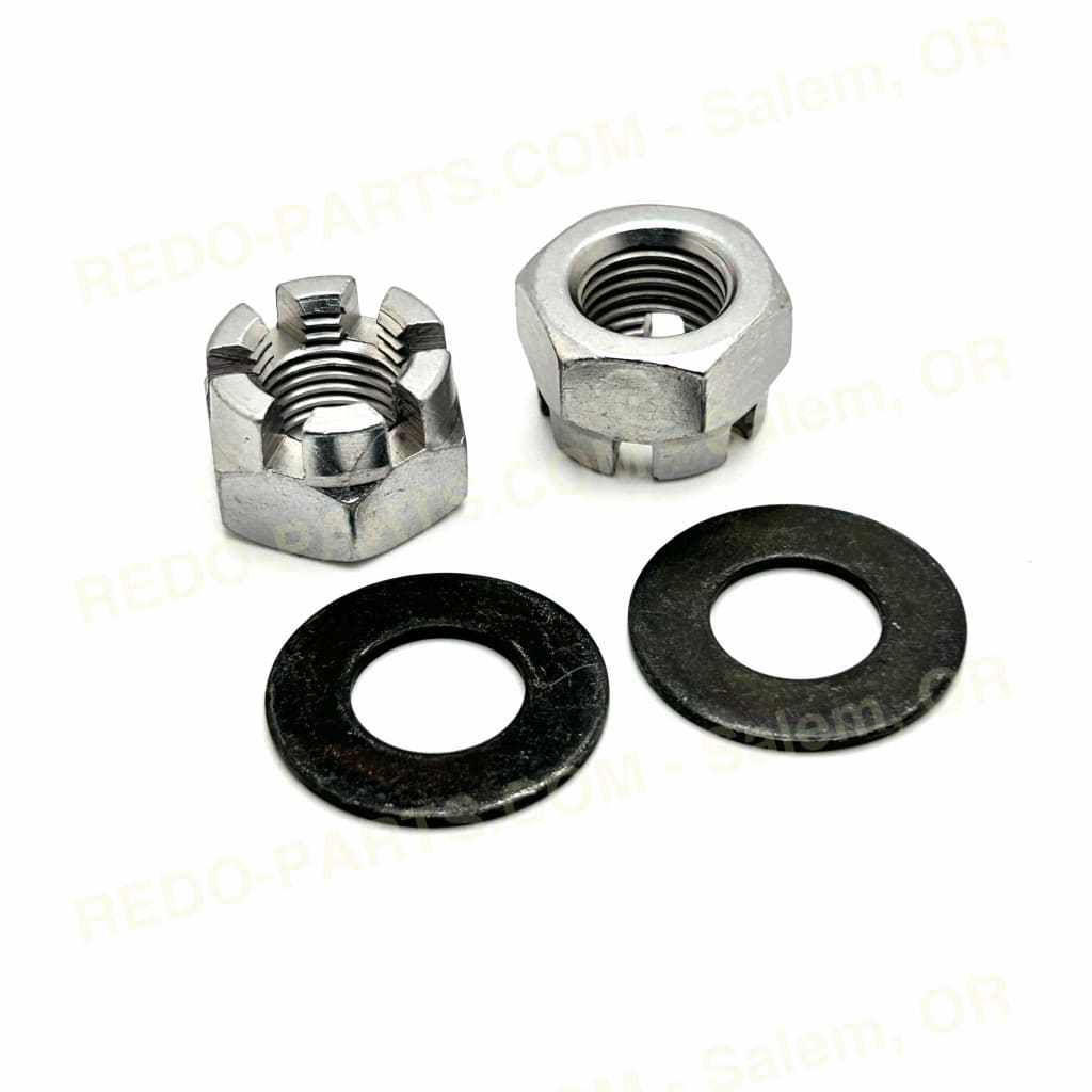 Factory OEM Front Spindle Nuts and Washers - 4pc *NEW* Parts - New