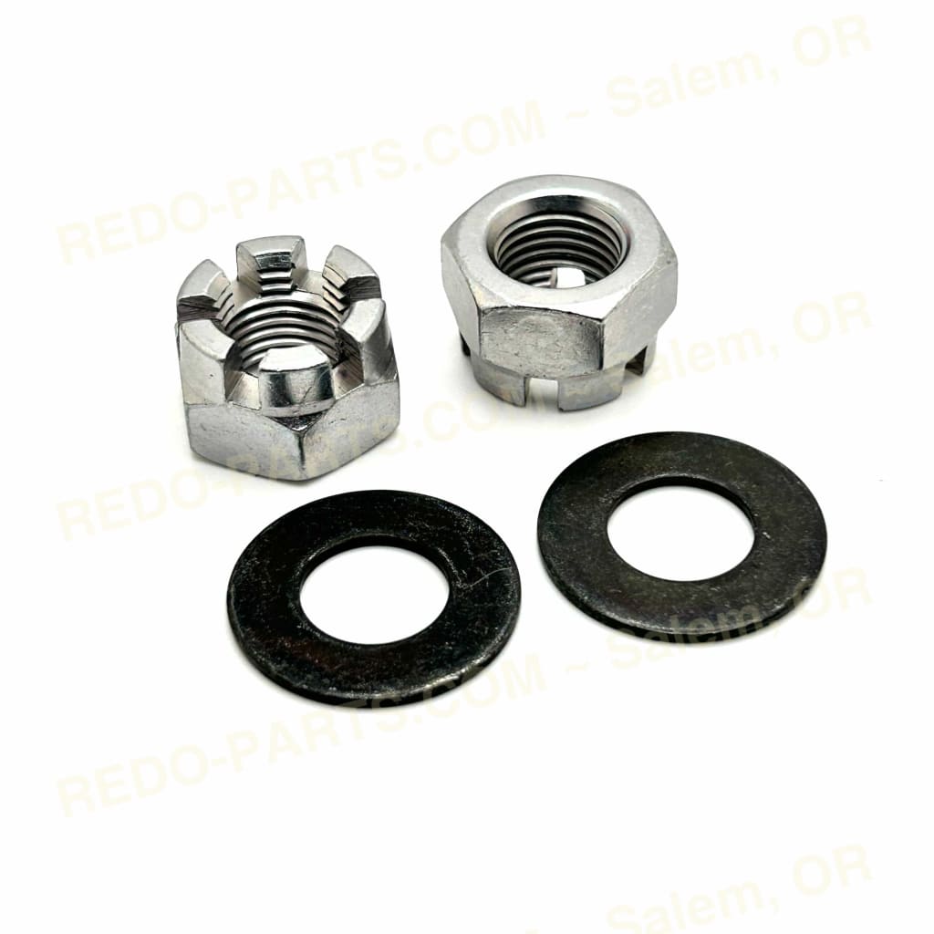 Factory OEM Front Spindle Nuts and Washers - 4pc *NEW* Parts - New