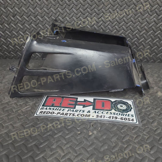 Factory OEM Fuel Tank Cover Blue Painted Black *USED* Parts - Used