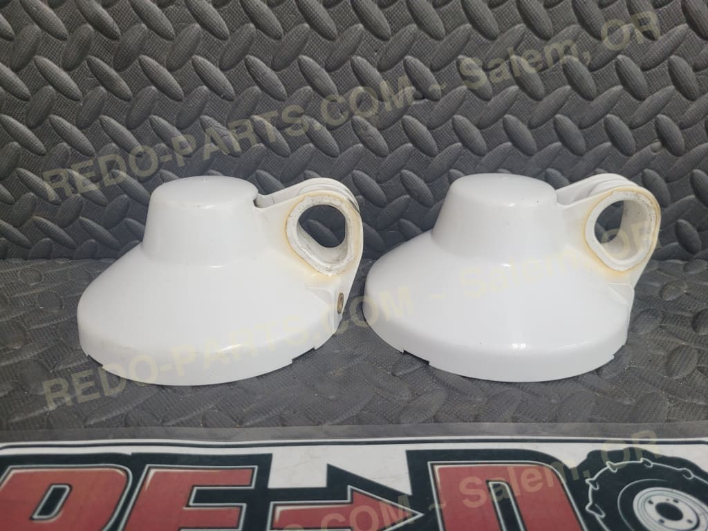 Factory OEM Headlight Buckets Set of 2 White *USED* Parts - Used