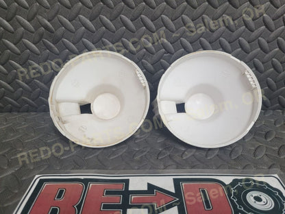 Factory OEM Headlight Buckets Set of 2 White *USED* Parts - Used