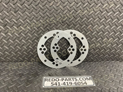 Factory OEM Hub Shields Powder Coated Silver *USED* Parts - Used