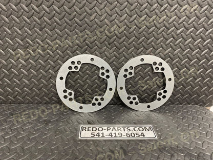 Factory OEM Hub Shields Powder Coated Silver *USED* Parts - Used