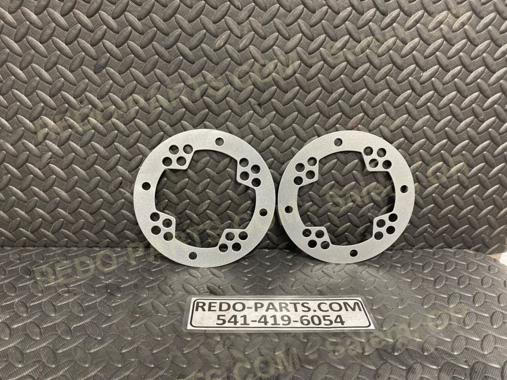 Factory OEM Hub Shields Powder Coated Silver *USED* Parts - Used