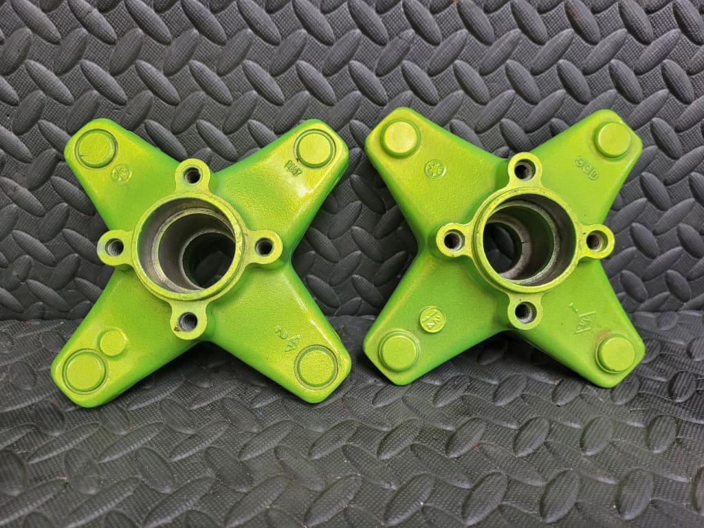 Factory OEM Hubs ONLY Green *USED* Parts - Used