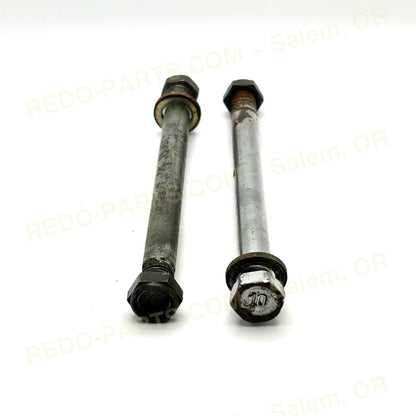 Factory OEM J-Arm Bolts w- Washers and Nuts Set of 2 Bolts are M10 X 1.25 X 120mm Stock Photo *USED* Parts - Used